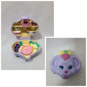 1993 Vintage Polly Pocket Dazzling Dog Show Compact Only- no characters